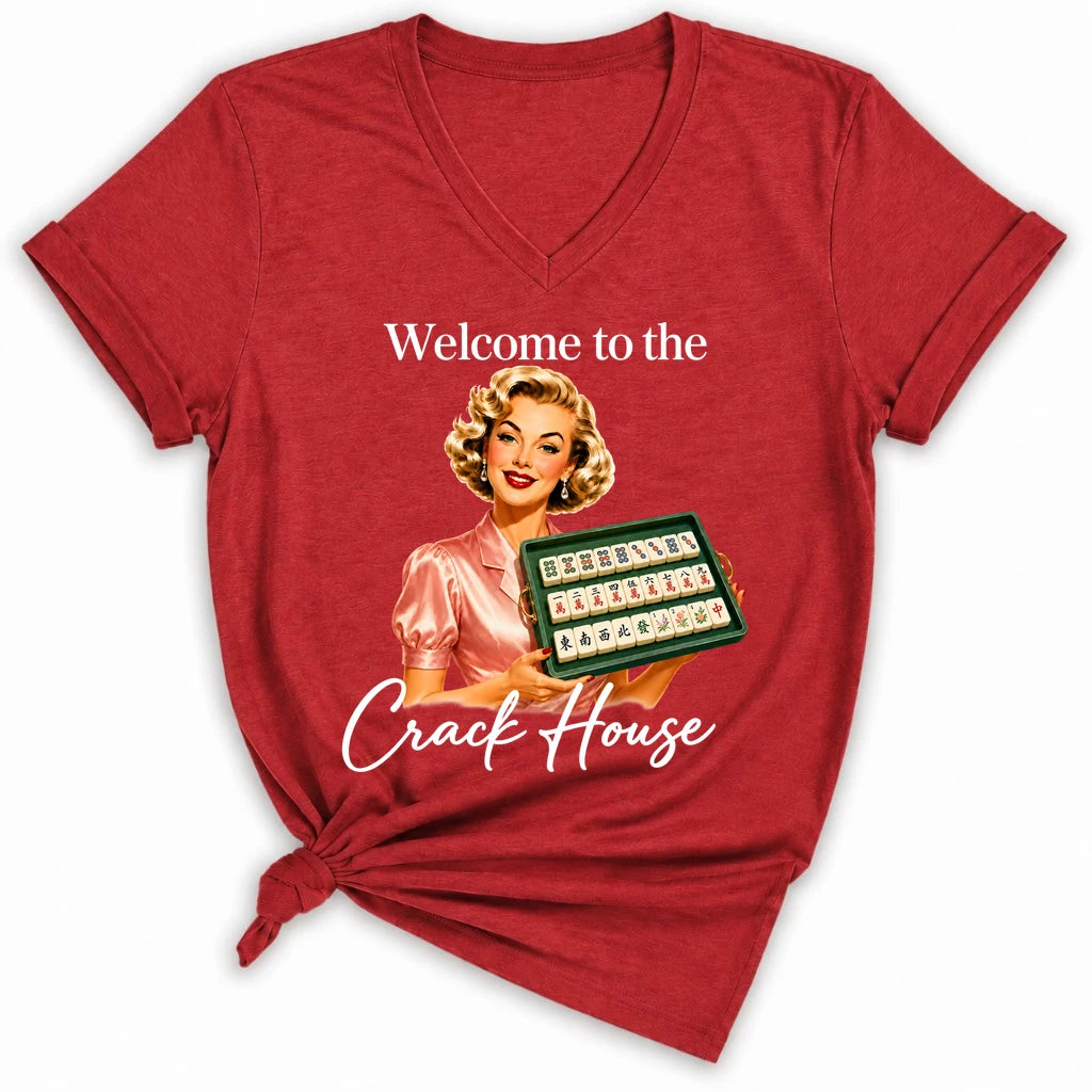 Welcome to the crack house Lady V-neck