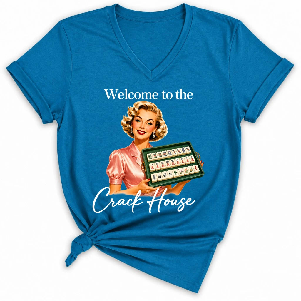 Welcome to the crack house Lady V-neck