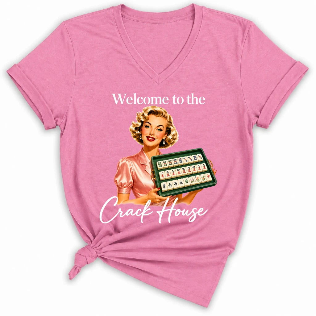 Welcome to the crack house Lady V-neck