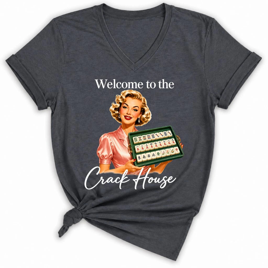 Welcome to the crack house Lady V-neck