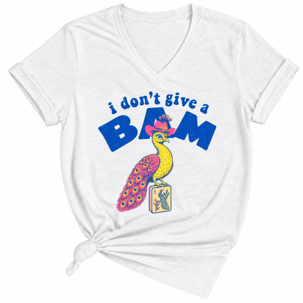 I Don’t Give A Bam Lady V-neck