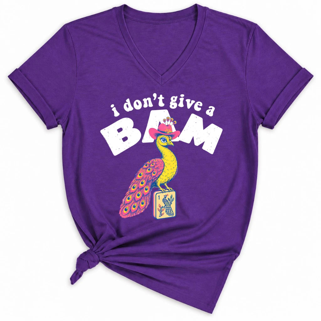 I Don’t Give A Bam Lady V-neck