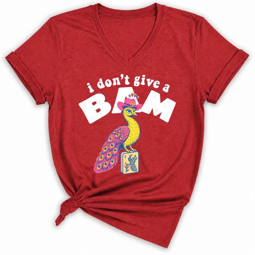 I Don’t Give A Bam Lady V-neck