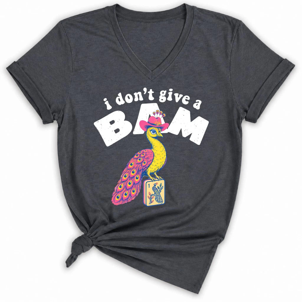 I Don’t Give A Bam Lady V-neck