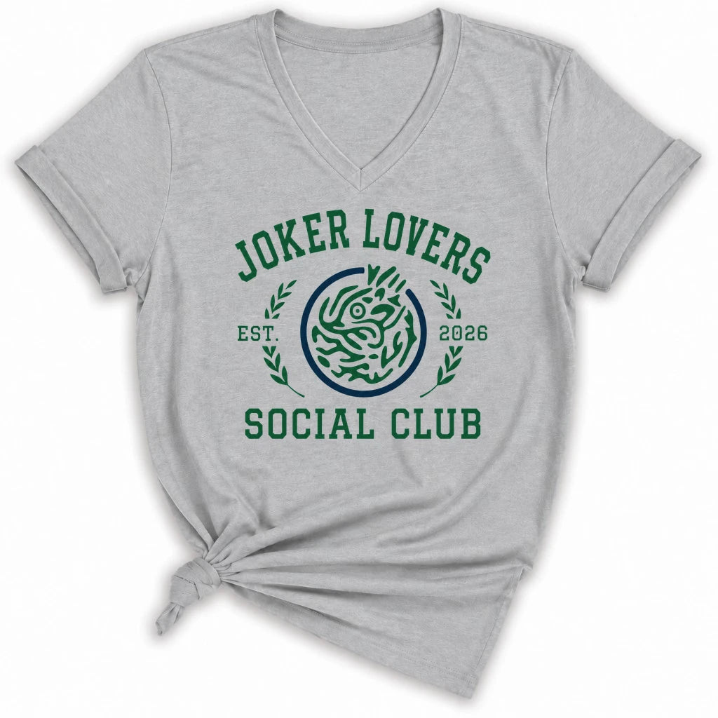 Joker Lover Social Club Lady V-neck