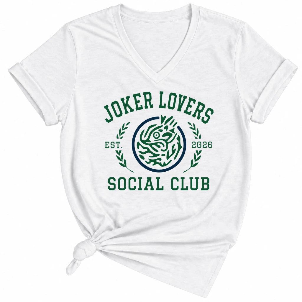 Joker Lover Social Club Lady V-neck
