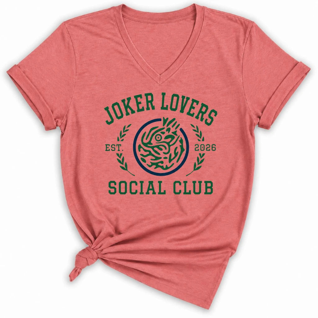 Joker Lover Social Club Lady V-neck