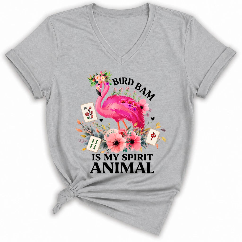 Bird Bam Is My Spirit Animal Lady V-neck