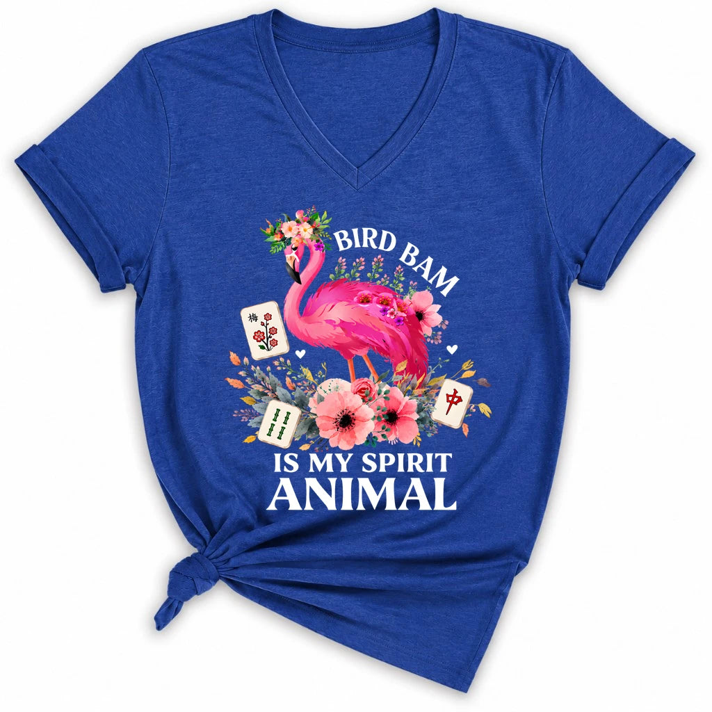 Bird Bam Is My Spirit Animal Lady V-neck