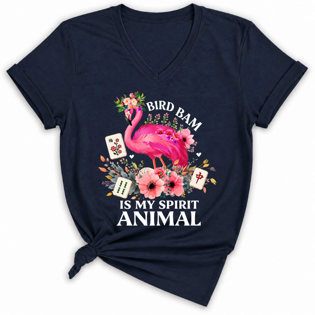 Bird Bam Is My Spirit Animal Lady V-neck