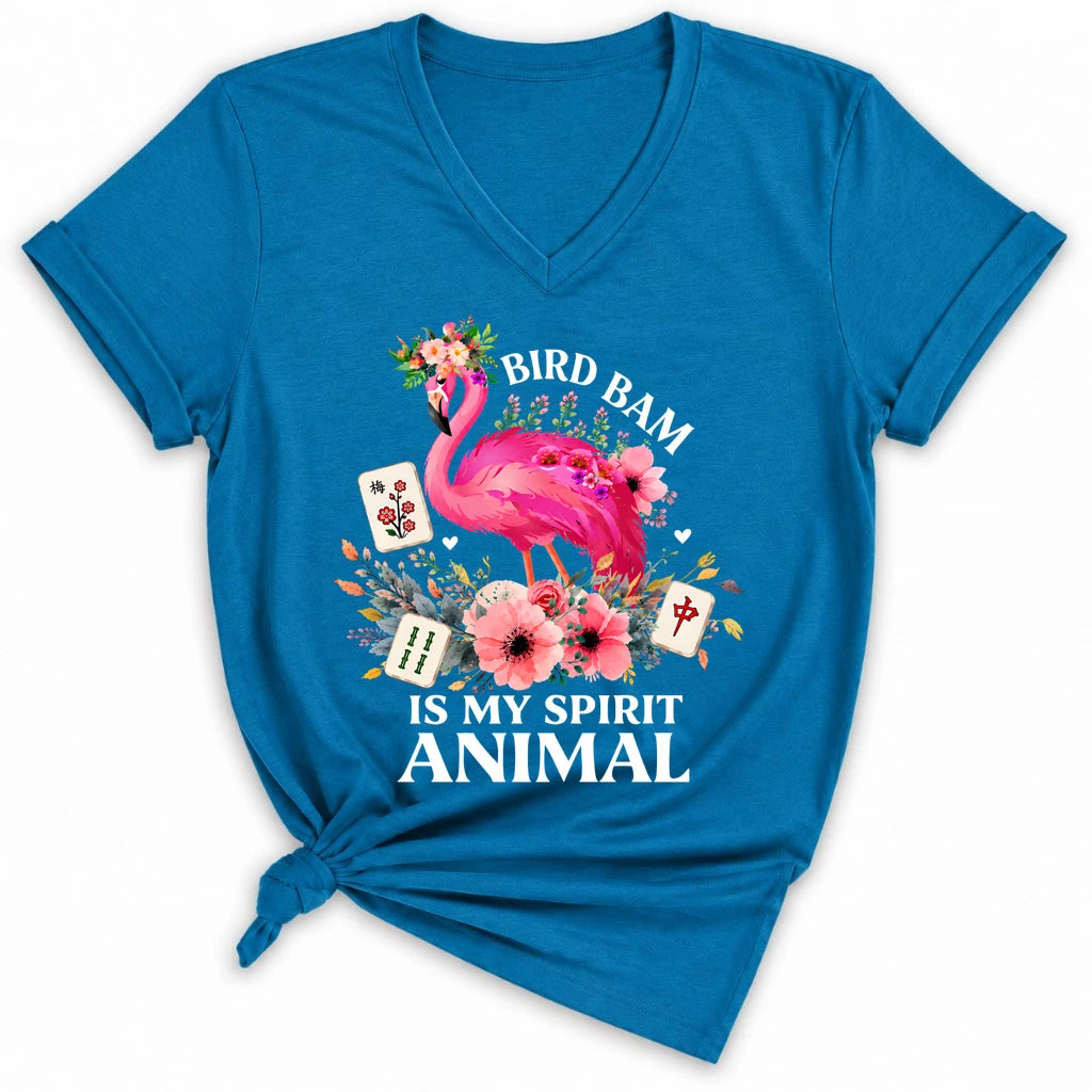 Bird Bam Is My Spirit Animal Lady V-neck