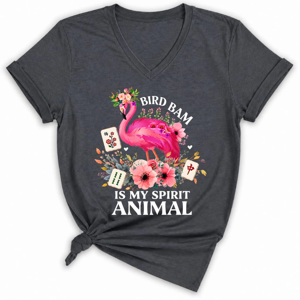 Bird Bam Is My Spirit Animal Lady V-neck