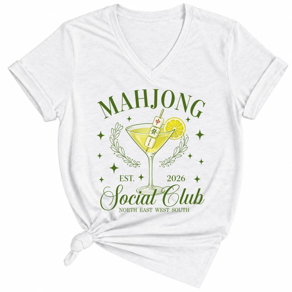 Mahj & Marg Social Club Lady V-neck