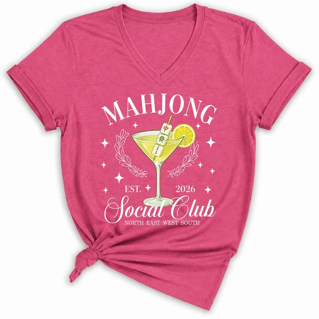 Mahj & Marg Social Club Lady V-neck