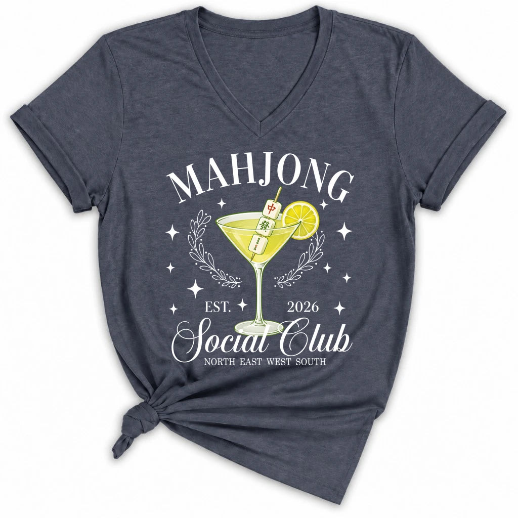 Mahj & Marg Social Club Lady V-neck