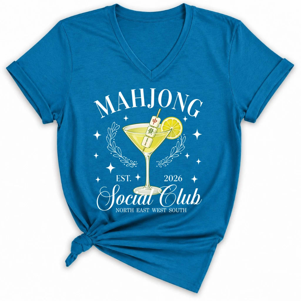 Mahj & Marg Social Club Lady V-neck