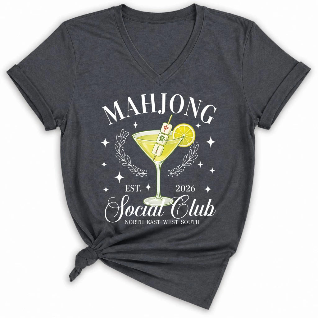 Mahj & Marg Social Club Lady V-neck