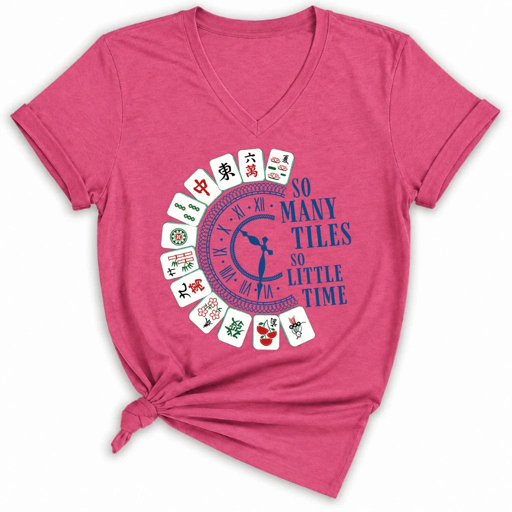 So Many Tiles So Little Time Lady V-neck