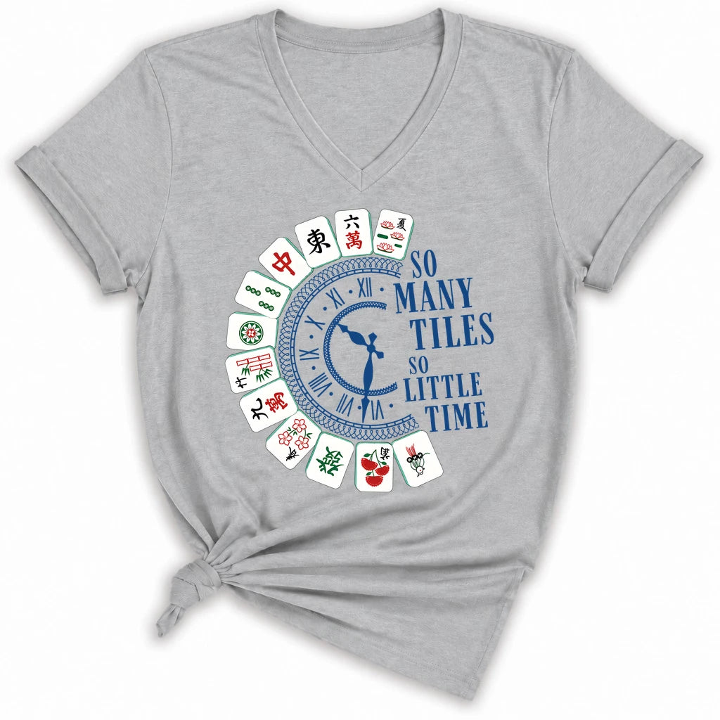 So Many Tiles So Little Time Lady V-neck