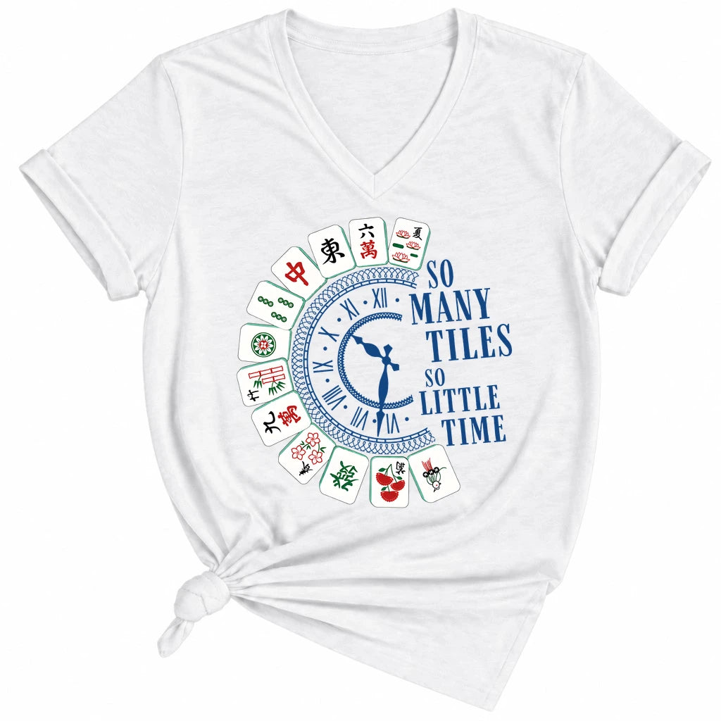 So Many Tiles So Little Time Lady V-neck