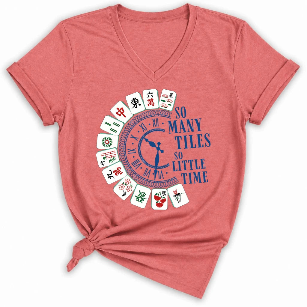 So Many Tiles So Little Time Lady V-neck