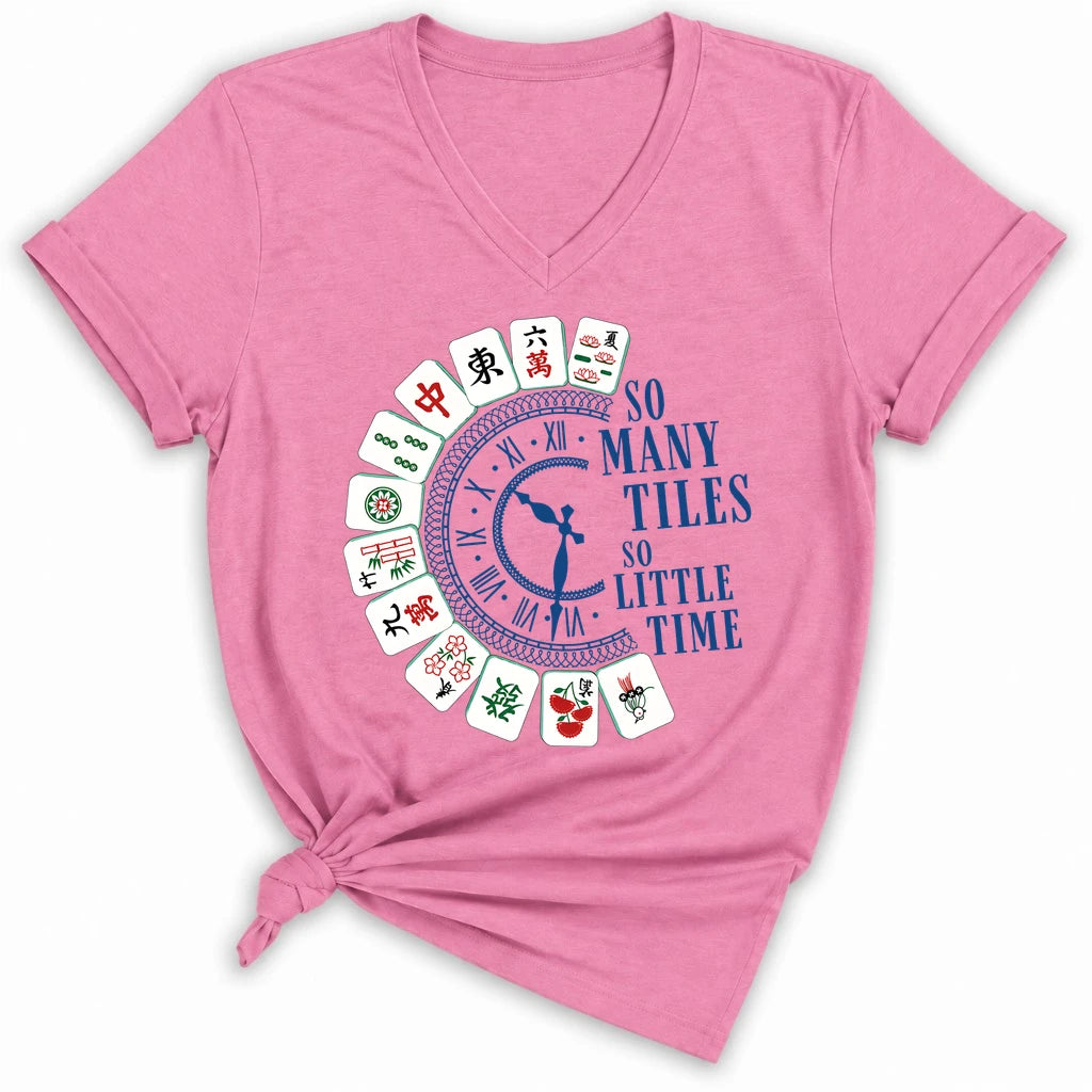So Many Tiles So Little Time Lady V-neck