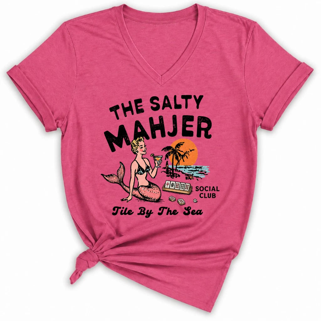 The Salty Mahjer Lady V-neck
