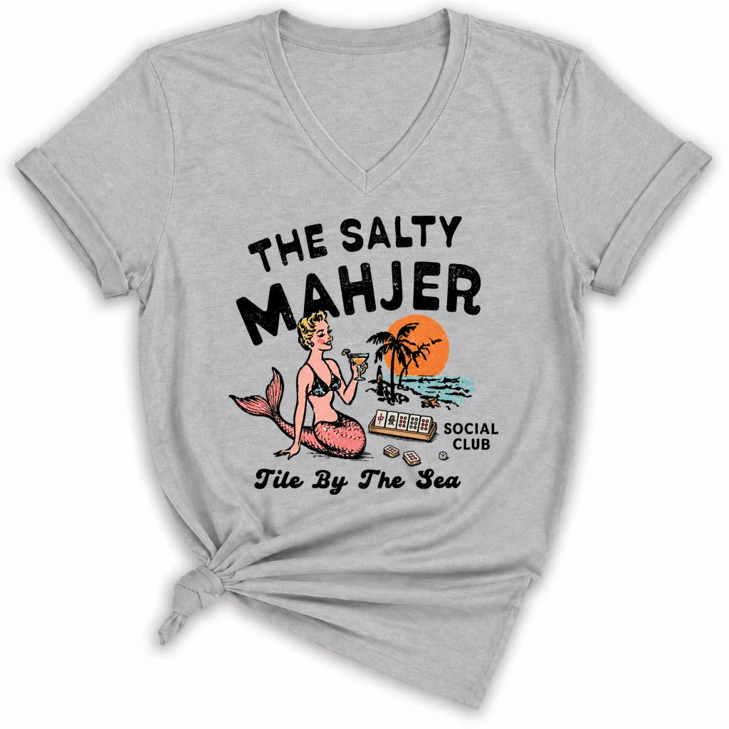 The Salty Mahjer Lady V-neck