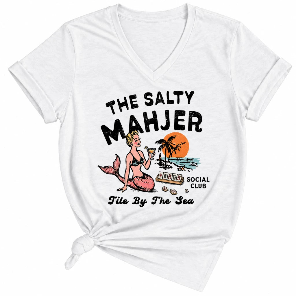 The Salty Mahjer Lady V-neck