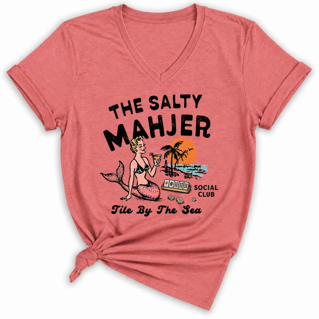 The Salty Mahjer Lady V-neck