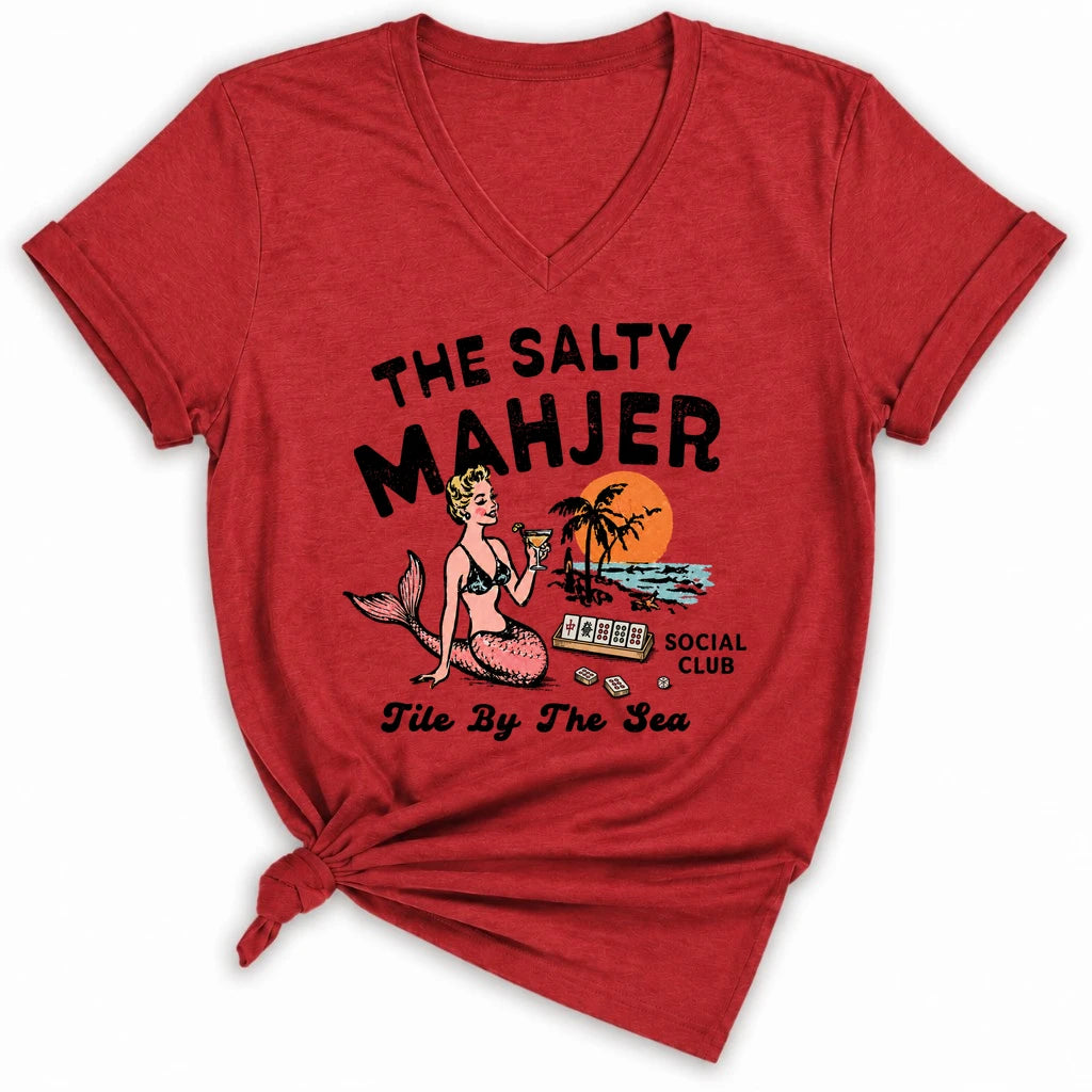 The Salty Mahjer Lady V-neck