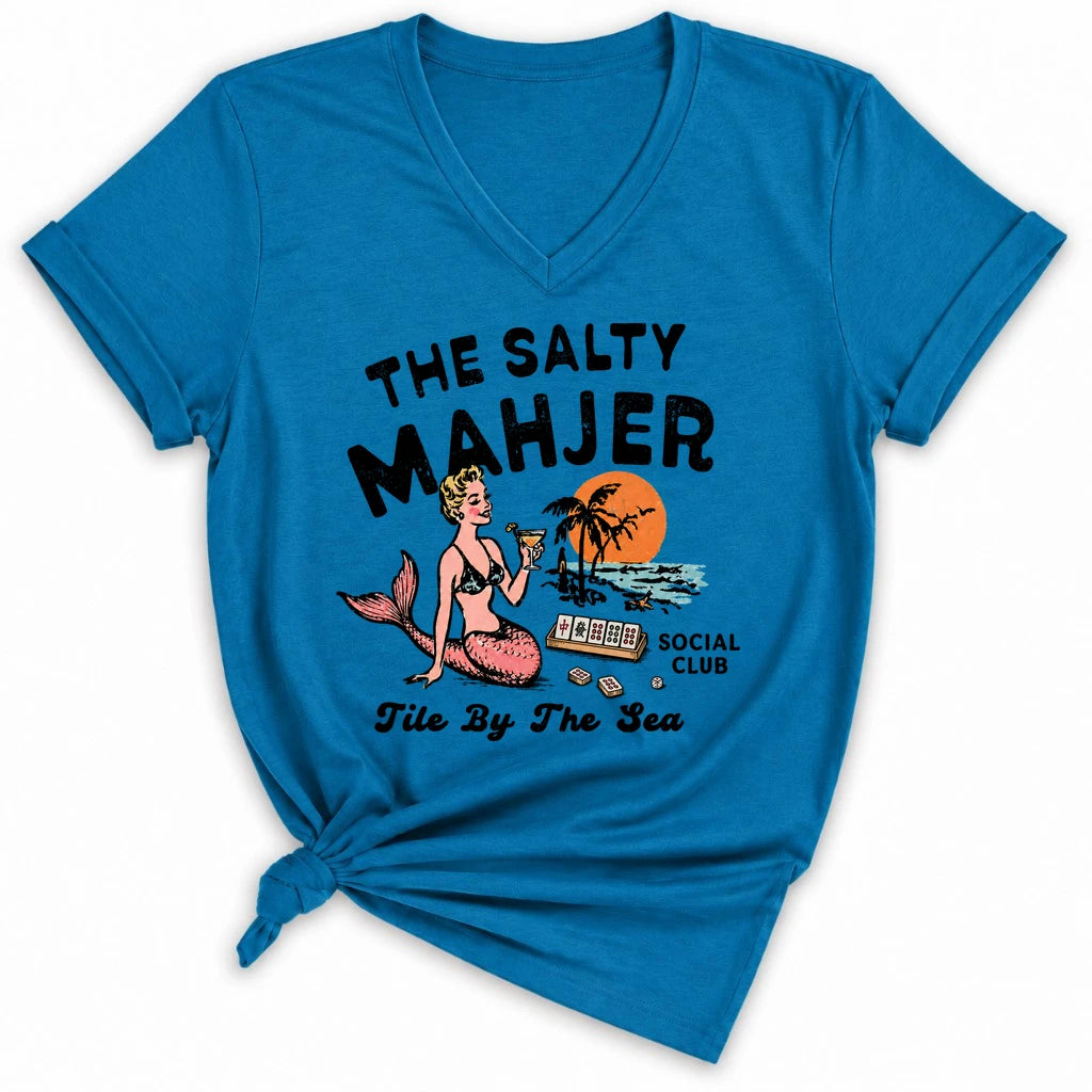The Salty Mahjer Lady V-neck
