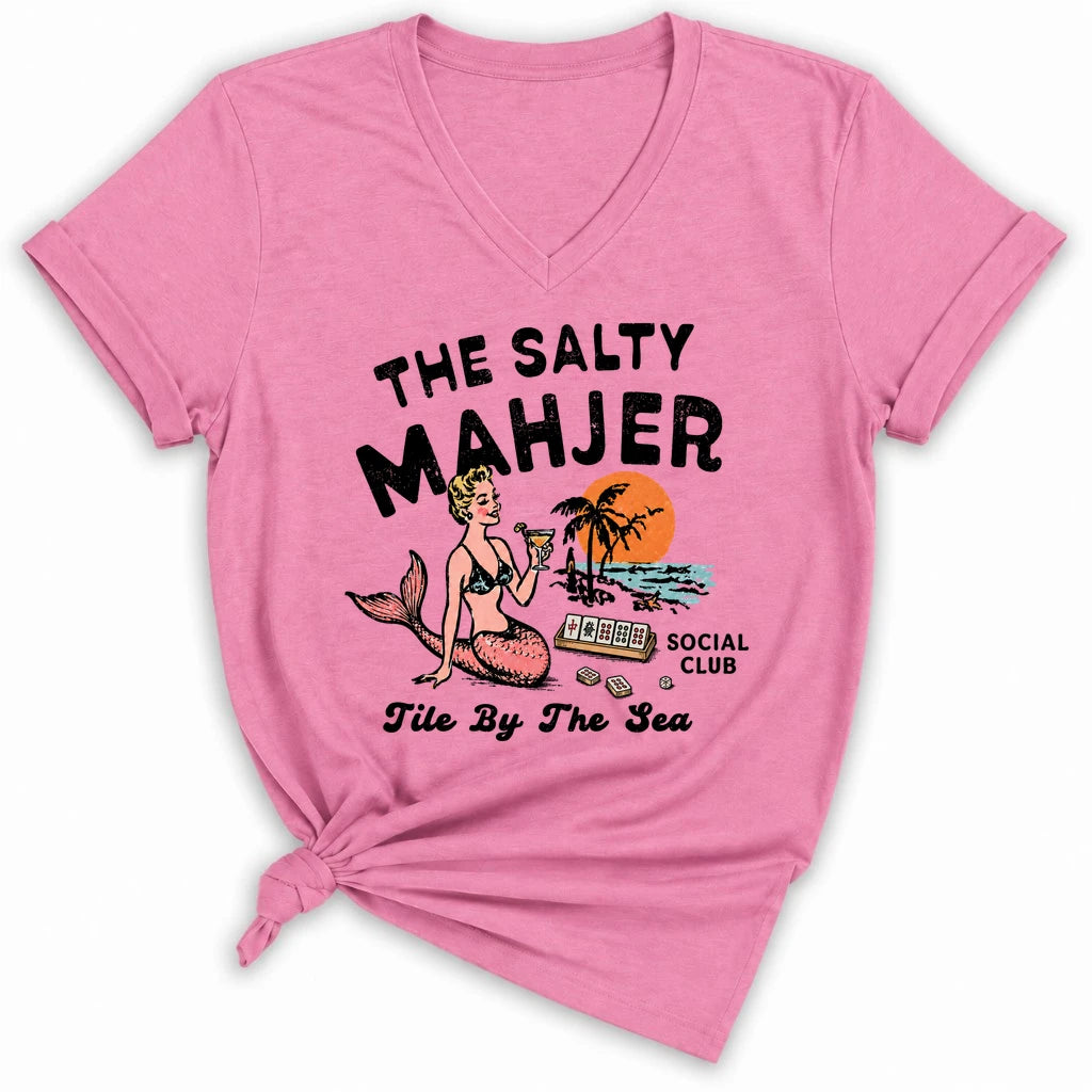 The Salty Mahjer Lady V-neck