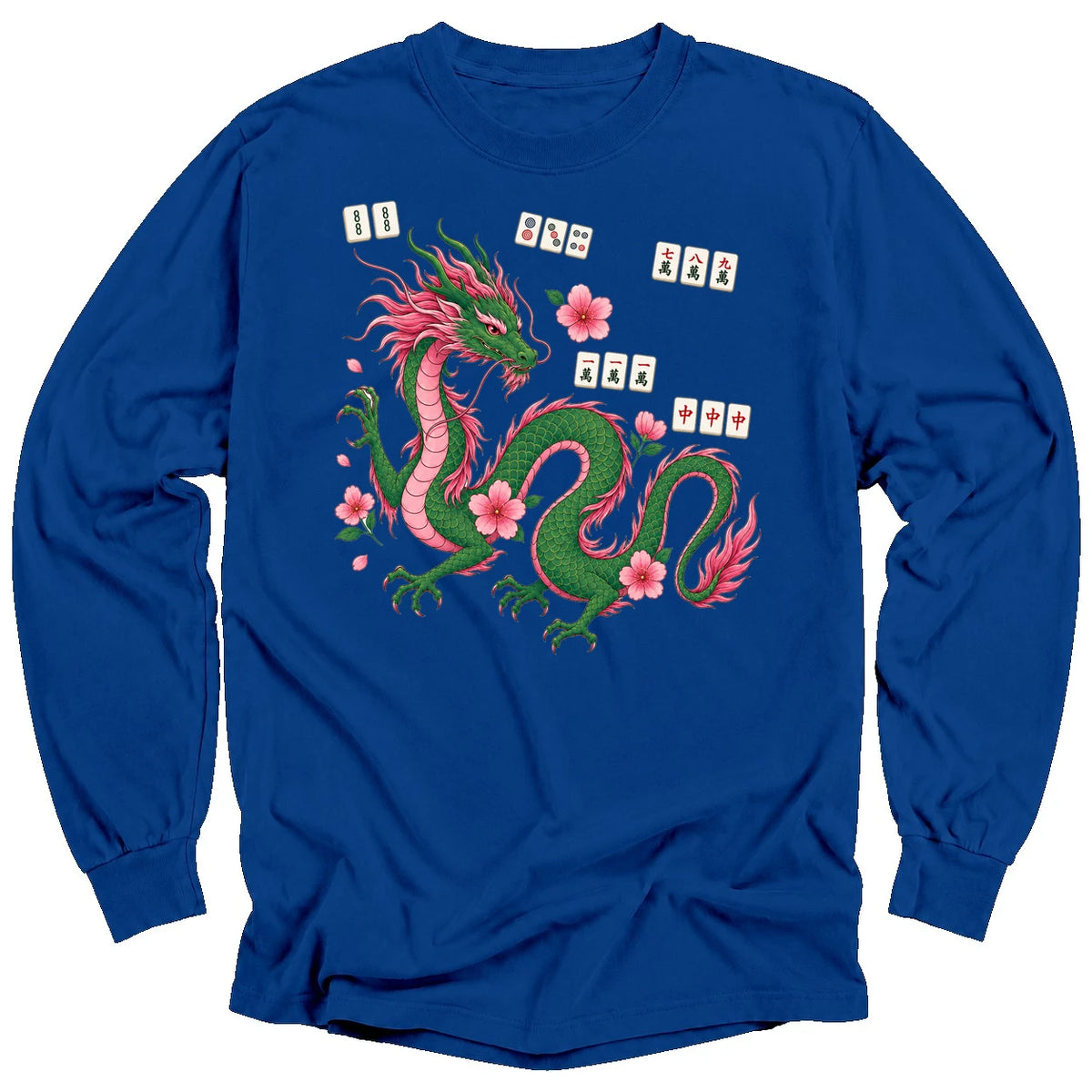 Mahjong Dragon Long Sleeve T-shirt