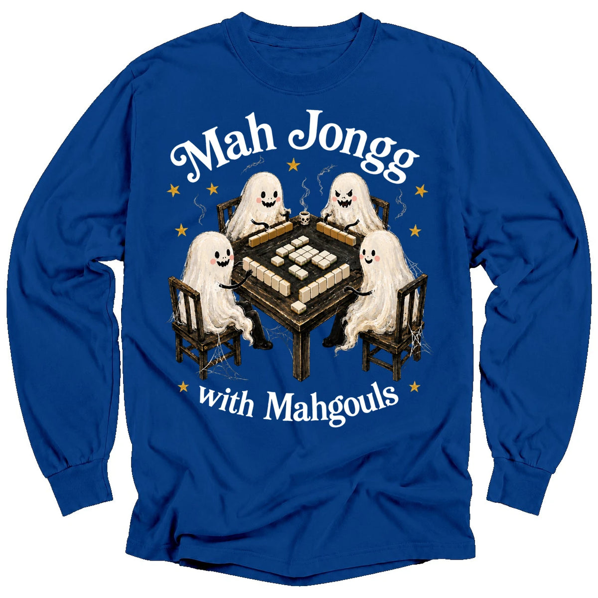 Mahjong with Mahgouls Long Sleeve T-shirt