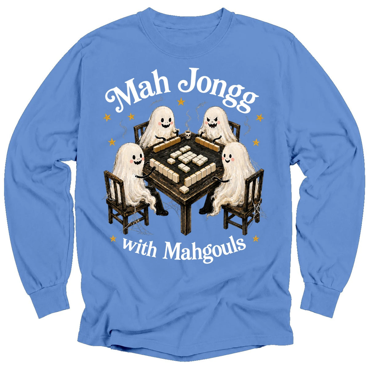 Mahjong with Mahgouls Long Sleeve T-shirt