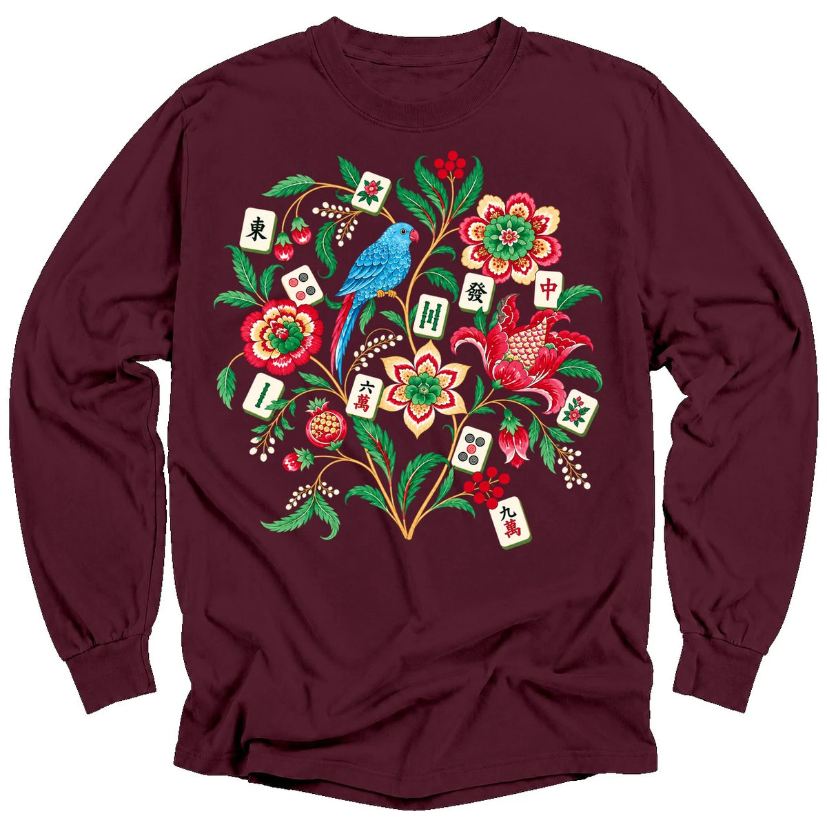 Otomi Mahjong Long Sleeve T-shirt