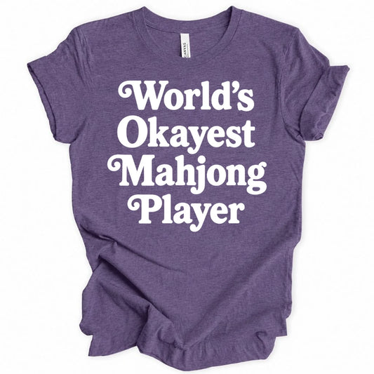 World's Okayest Mahjong Player T-shirt