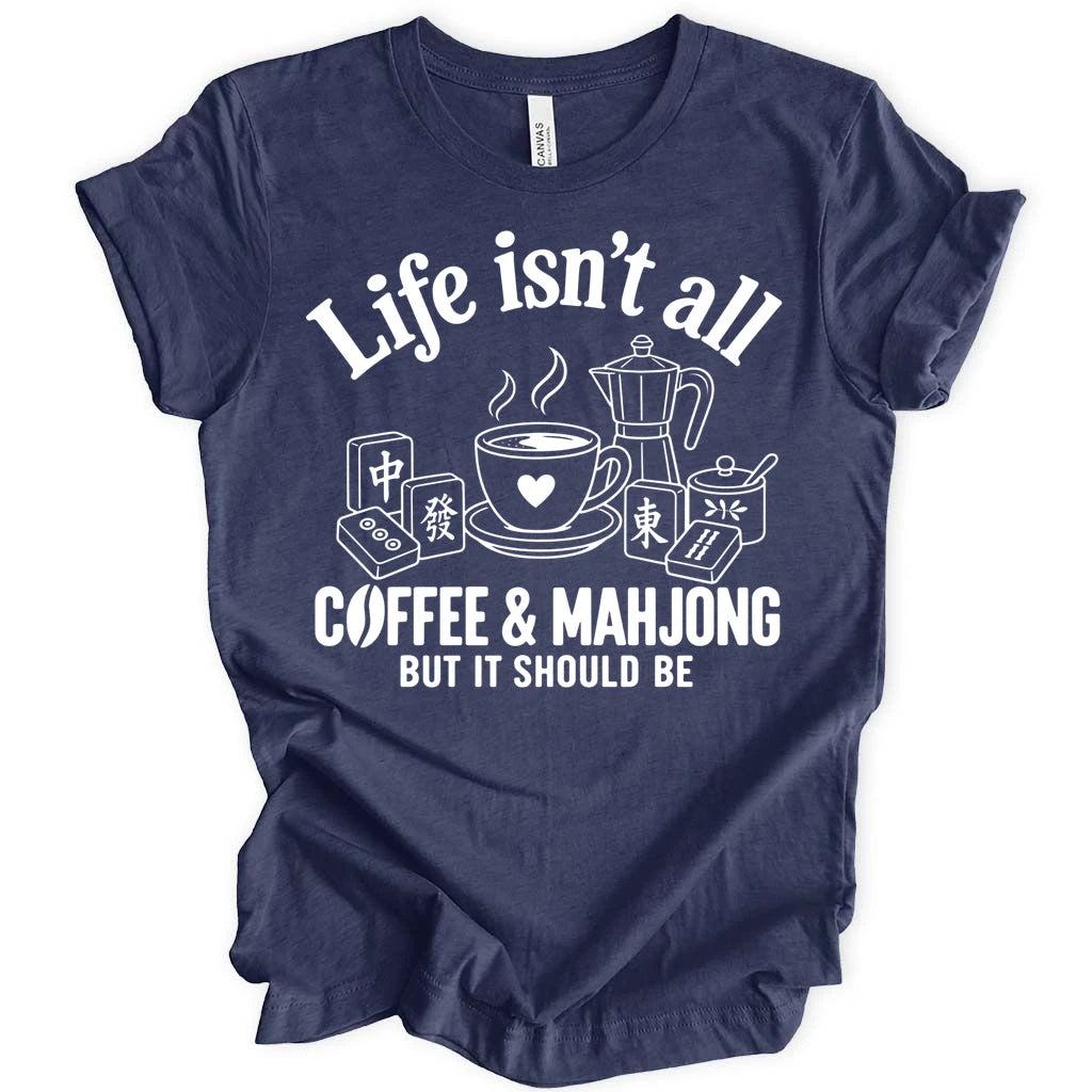 Coffee and Mahjong T-shirt