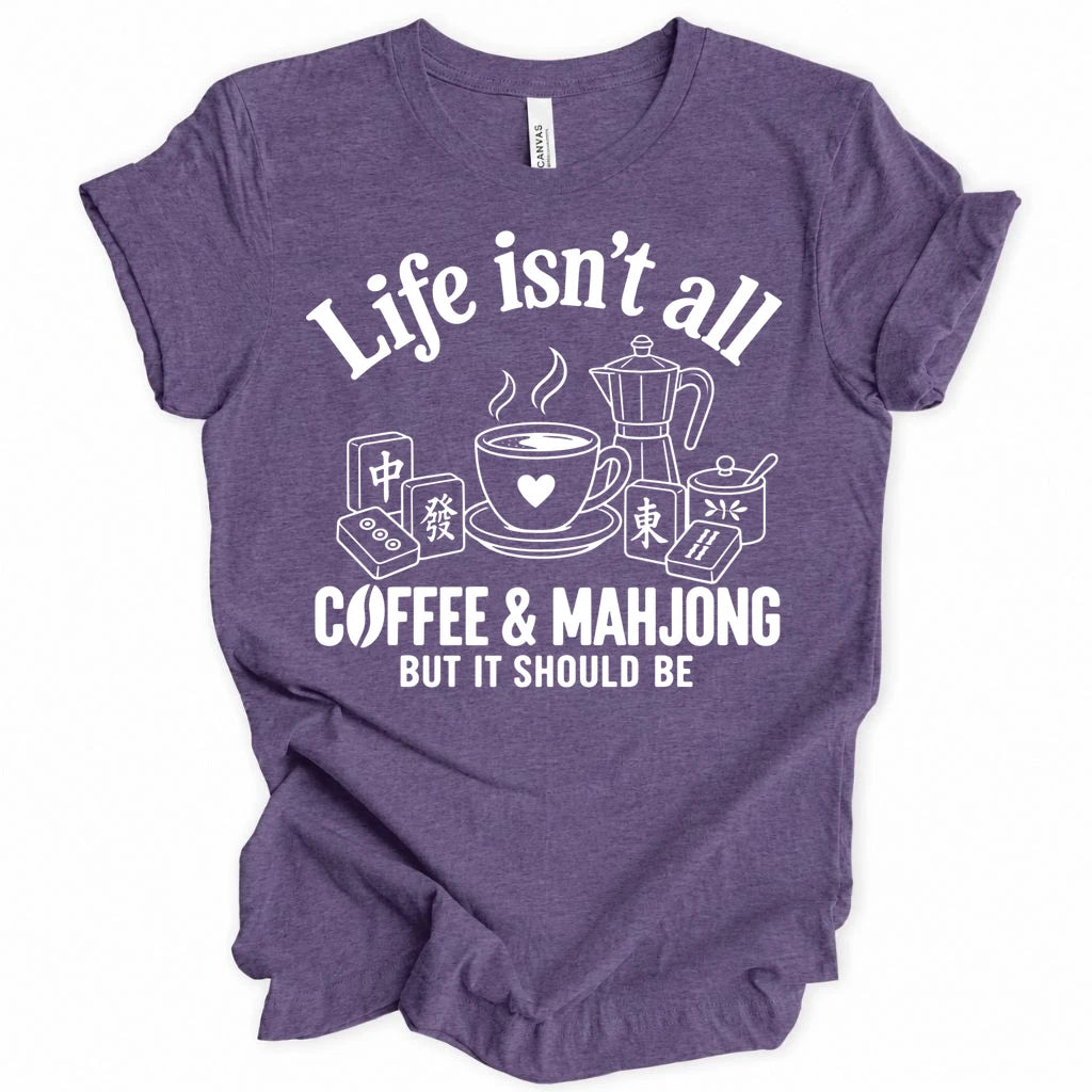 Coffee and Mahjong T-shirt