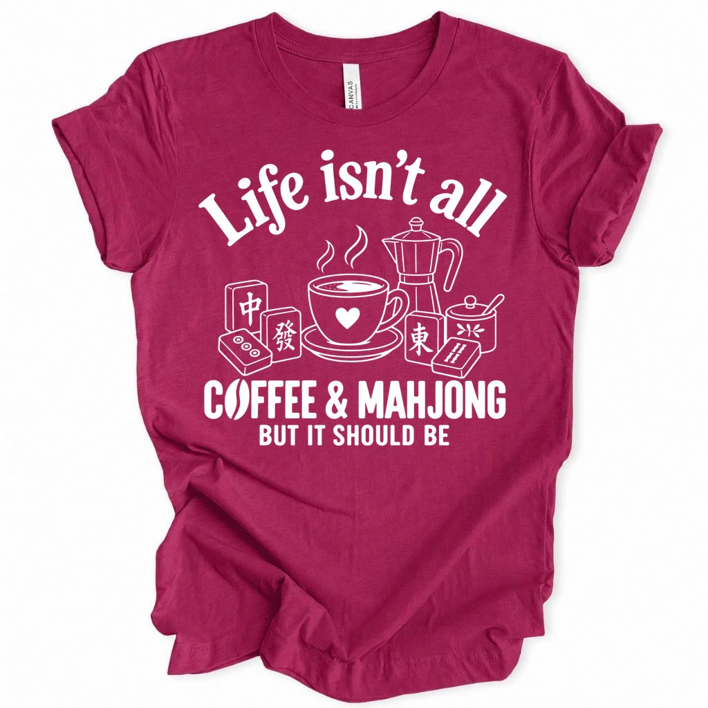 Coffee and Mahjong T-shirt