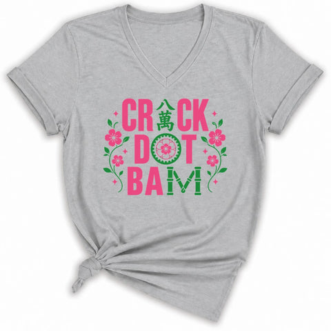 Crack Dot Bam Lady V-neck