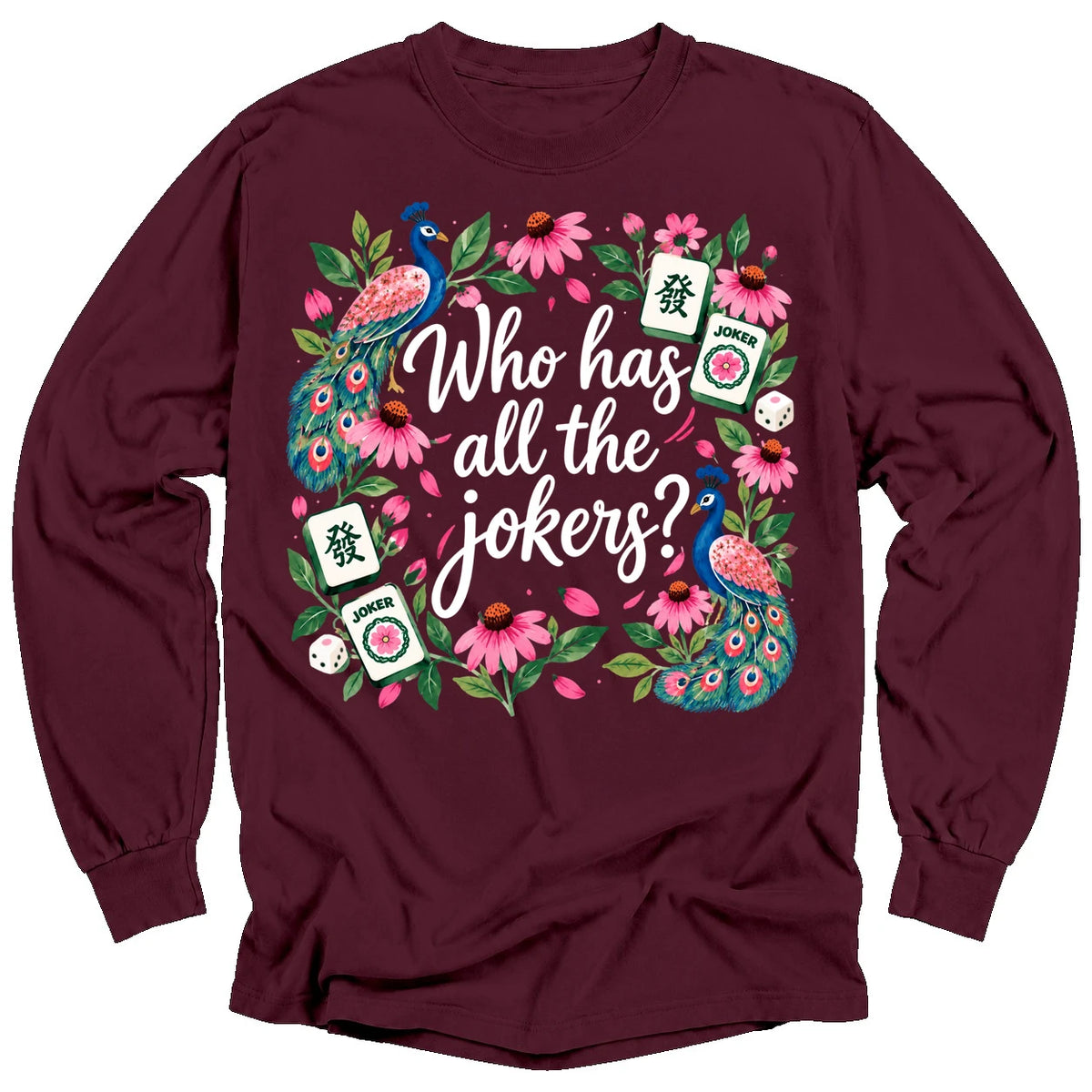 Who has all the winning tiles Long Sleeve T-shirt
